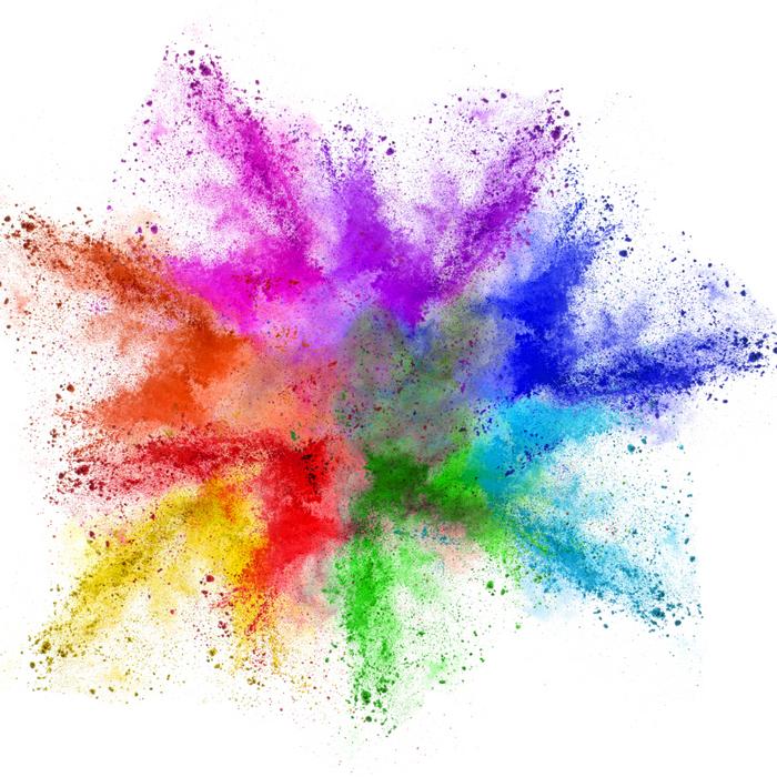 Farbenexplosion